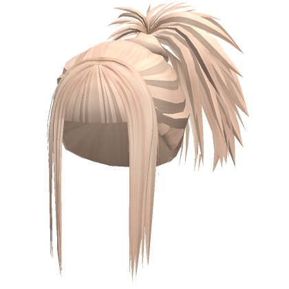 Y2K Spiky Side Ponytail Blonde Roblox