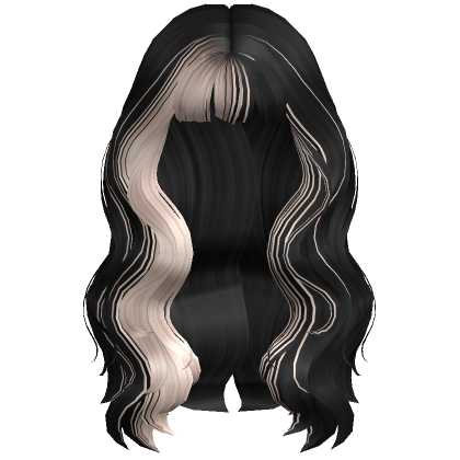 Blunt Two Tone Waterfall Waves In Black Blonde Roblox