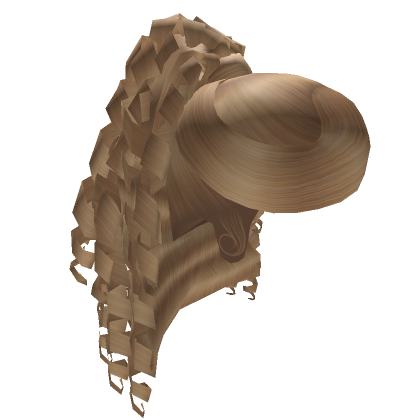 High Curly Ponytail Blonde Roblox