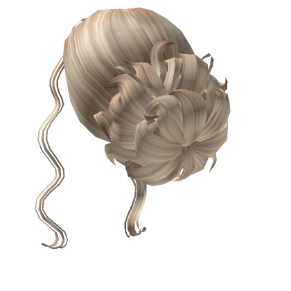 Low Elegant Bun In Blonde Roblox