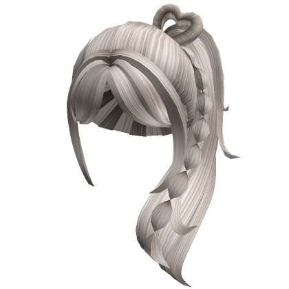 Ash Blonde Heart Side Ponytail Roblox Item Rolimon S
