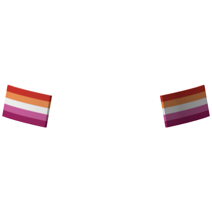 Lesbian Flag Face Stickers Upper Roblox