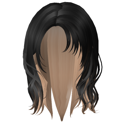 Messy Layered Wolf Cut Mullet Noir Blonde Roblox