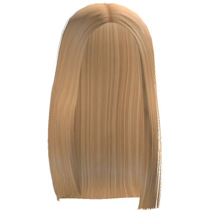 Very Straight Side Hair Blonde Roblox