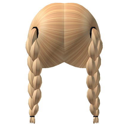 Blonde Braided Pigtails Roblox Item Rolimon S