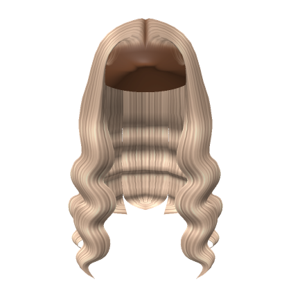 Long Curly Middle Part In Blonde Roblox Item Rolimon S