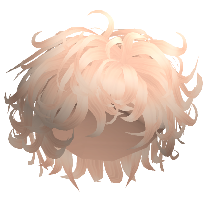 Curly Messy Anime Hair Blonde Roblox Item Rolimon S