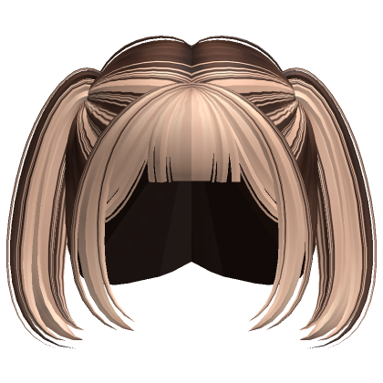 Short Anime Puffy Pigtails Brown Blonde Roblox Item Rolimon S