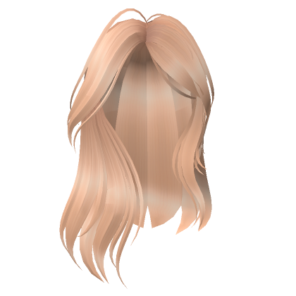 KPOP Side Swept Wavy Hair Blonde Roblox Item Rolimon S