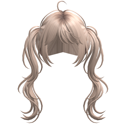 Anime Wavy Pigtails Platinum Blonde S Code Price RblxTrade