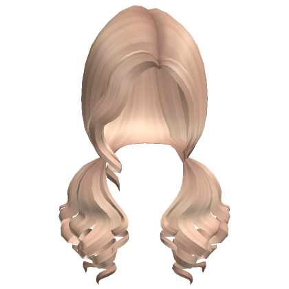 Blonde Low Curly Doll Pigtails Roblox