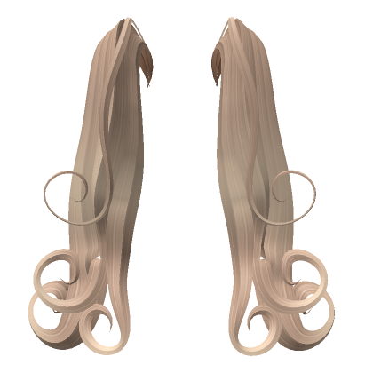 Curly Extensions Blonde Roblox