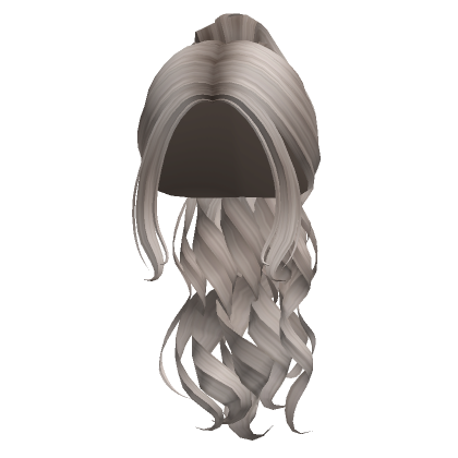 Long Lovely Curly Glam Ponytail Ash Blonde Roblox