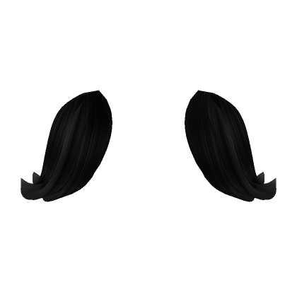 Lowered Hair Ear Tufts Black Roblox Item Rolimon S