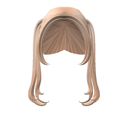 Long Blonde Kawaii Messy Pigtails Roblox Item Rolimon S