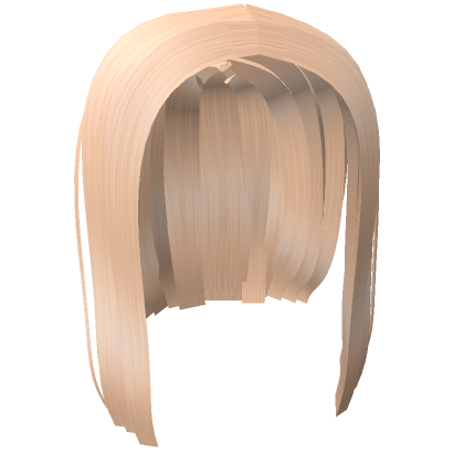 Short Straight Y2k Hair Blonde Roblox