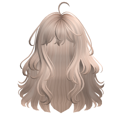 Anime Wavy Hair Platinum Blonde Roblox