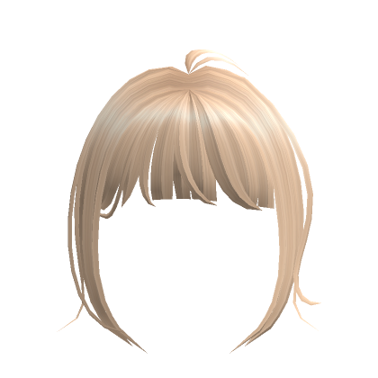 ɞ kawaii wispy soft blonde anime bangs Roblox
