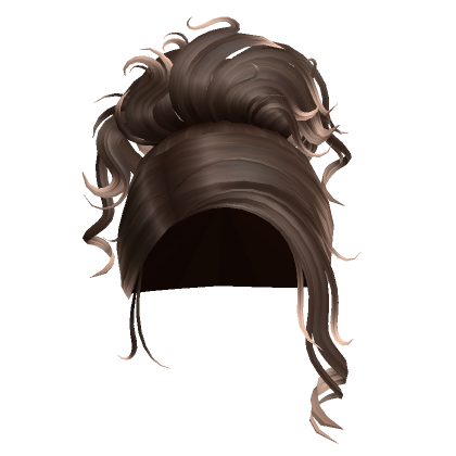 Brown Blonde Ombre Messy Bun Roblox