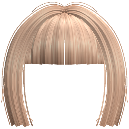 Blonde Hime Cut Bangs Roblox