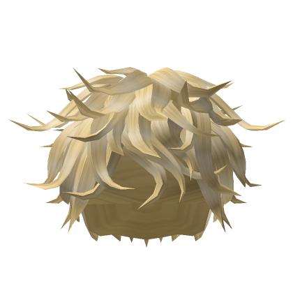 Blonde Fluffy Messy Hair Roblox