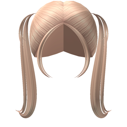 Kawaii High Bubbly Pigtails In Blonde Roblox