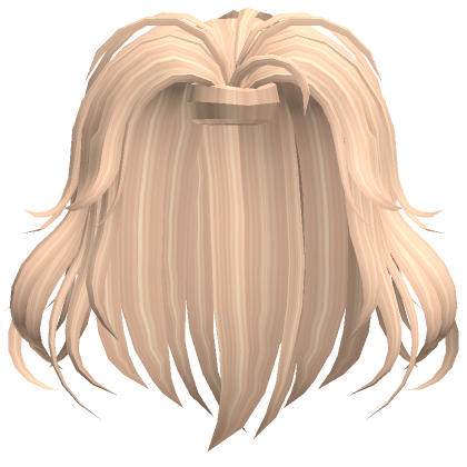 Blonde Messy Ponytail Extension Roblox