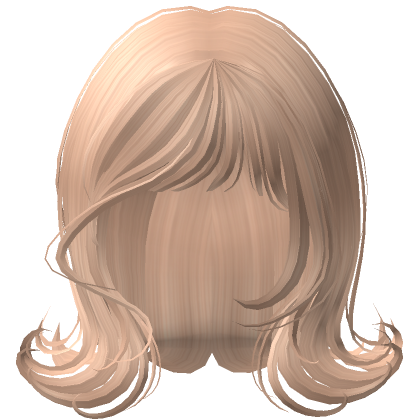 Short Swirly Girly Hairstyle Blonde Roblox
