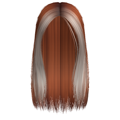 Sleek Two Tone Middle Part In Ginger Blonde Roblox