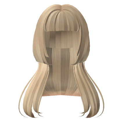 Blonde Straight Long Wolf Cut With Bangs Roblox Item Rolimon S