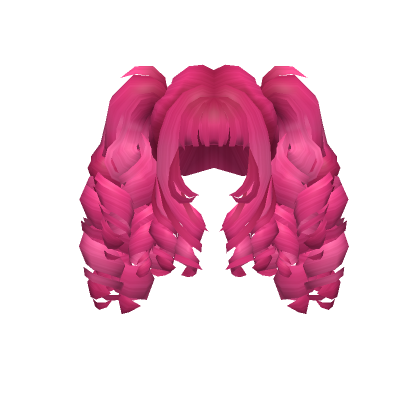 Lush Gyaru Curls In Hot Pink Roblox