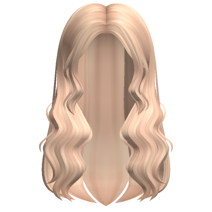 Cute Soft Wavy Hair Blonde Roblox