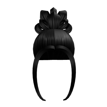 Preppy Bun In Black S Code Price RblxTrade