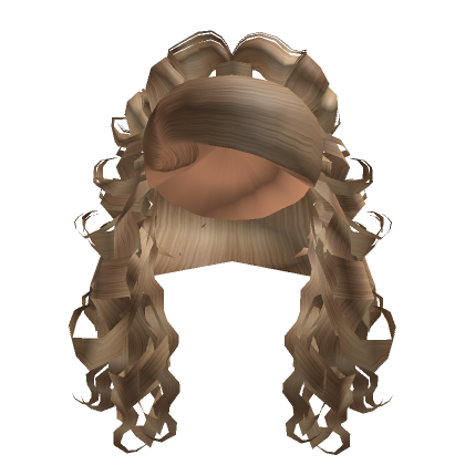 Curly High Ponytail Blonde Roblox
