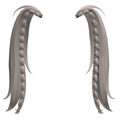 Pigtails N Bubble Braid Extensions In Ash Blonde Roblox