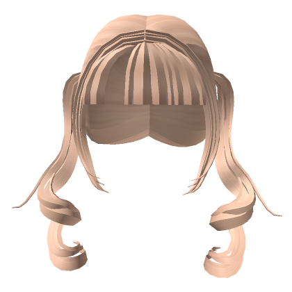 Blonde Cute Anime Curly Flowy Pigtails In Blonde S Code Price Rblxtrade