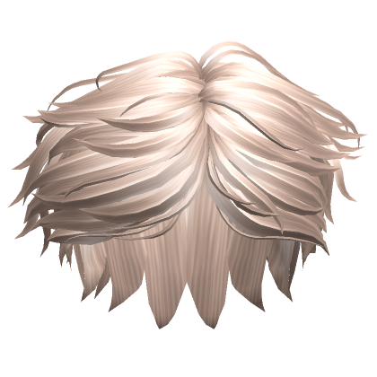 Side Swept Messy Hair In Platinum Blonde Roblox