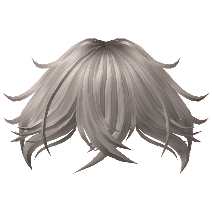 Messy Fluffy Bangs In Ash Blonde Roblox