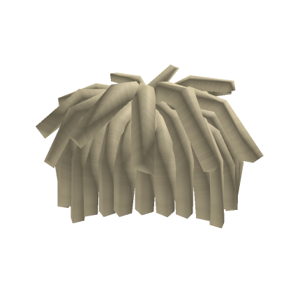 Messy Fluffy Dreads In Blonde Roblox