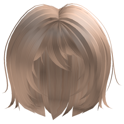 ୨୧ cute messy overgrown bangs blonde Roblox