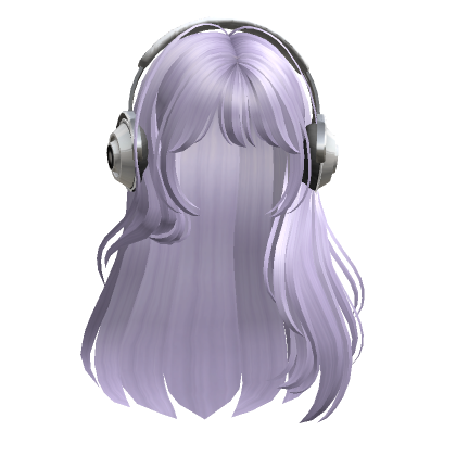 Straight Hair With Headphones Light Purple Roblox Item Rolimon S