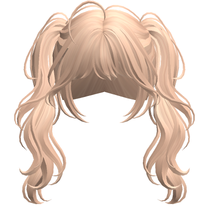 High Fluffy Pigtails Blonde Roblox