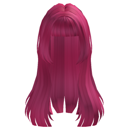 Hot Pink Long Hime Cut Roblox