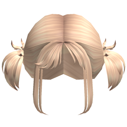 Shaggy Pigtails W Bangs In Blonde Roblox Item Rolimon S