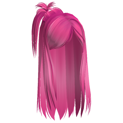 Hot Pink Gyaru Scene Spikey Ponytail Roblox