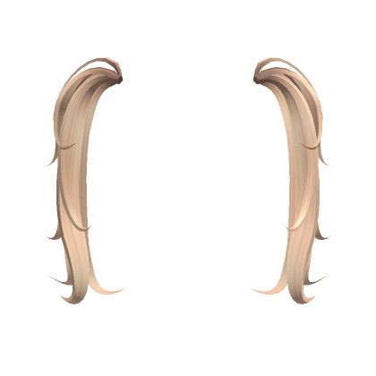 Messy Blonde Pigtails Extension Roblox Item Rolimon S