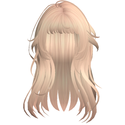Blonde Messy Natural Straight Long Hair Roblox Item Rolimon S