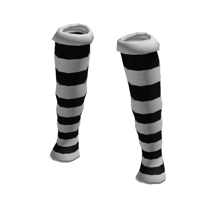 Black And White Stripe Leg Warmers Roblox Item Rolimon S