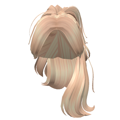 Cute Messy Blonde Ponytail Roblox Item Rolimon S