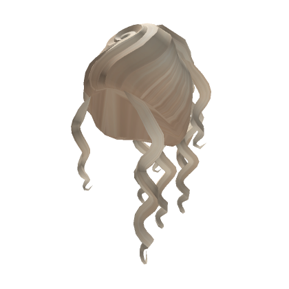Swirly Curly Updo In Blonde Roblox Item Rolimon S